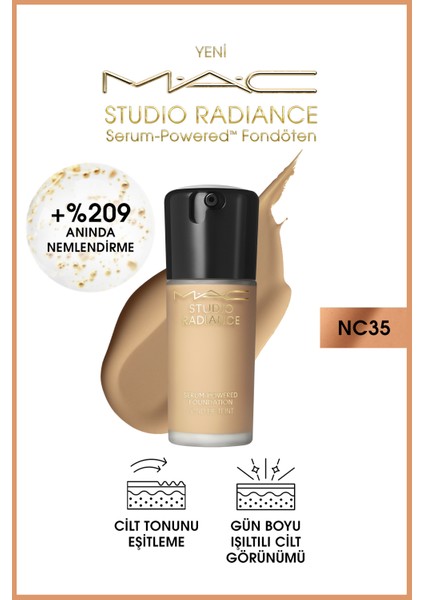 Studio Radiance Serum-Powered™ Fondöten-NC35-30ml-773602656738
