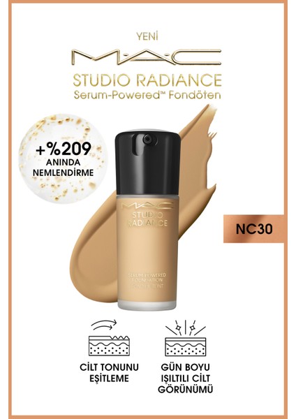 Studio Radiance Serum-Powered™ Fondöten-NC30-30ml-773602656721