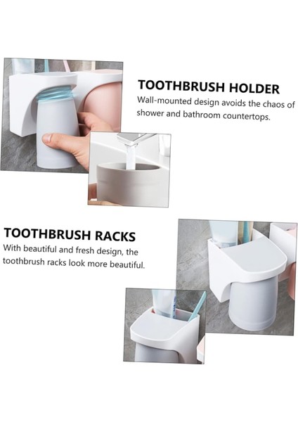 3 Takım Manyetik Diş Fırçası Tutucu Jilet Tutucu Diş Fırçası Depolama Rafı Banyo Diş Fırçası Rafı Banyo Asılı Organizatör Elektrikli Diş Fırçası Tutucu Ev Pp Duvar Asılı (Yurt Dışından) modelleri