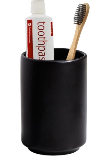 Banyo Için Seramik Siyah Diş Fırçalığı, Duş Için Diş Fırçası ve Diş Macunu Tutucular, Tezgah Için Diş Fırçası Düzenleyici, Seramik Tumbler Bardak, Banyo Aksesuarı, Siyah (Yurt Dışından) fiyatları