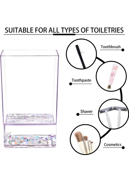 Banyo Aksesuarları Diş Fırçası Bardağı Beyaz Parlak Banyo Fincan Diş Fırçası Tutucu Banyo Ev Banyo Vanity Diş Fırçası Bardağı ve Tutucu LTMYC08KB (Yurt Dışından) modelleri