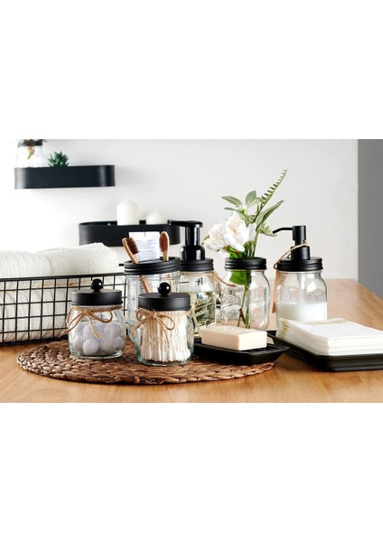 Mason Kavanoz Diş Fırçası Tutucu - Premium Paslanmaz 304 Paslanmaz Çelik Kapak - 2 Diş Fırçası ve Diş Macunu Tutar - Rustik Çiftlik Evi Dekoru Tezgah ve Vanity Depolama Düzenleyici (Yurt Dışından) fırsatları