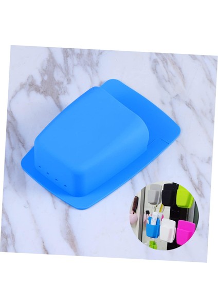 Banyo Diş Fırçası Kabı Duvara Monte Diş Fırçası Rafı Banyo Depolama Organizatör Diş Fırçalama Tutucu Diş Fırçası Askısı Diş Fırçası Tumbler Ev Diş Macunu Tutucu (Yurt Dışından)