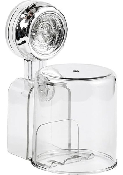 Su Bardağı ile Çıkarılabilir Vantuzlu Diş Fırçalığı Tutucu, Banyo Kapağı, Duş Için Diş Fırçası Saklama Düzenleyicisi, Yurt Için Kendinden Yapışkanlı Diş Fırçası Askısı Rafı, Dolap (Yurt Dışından)