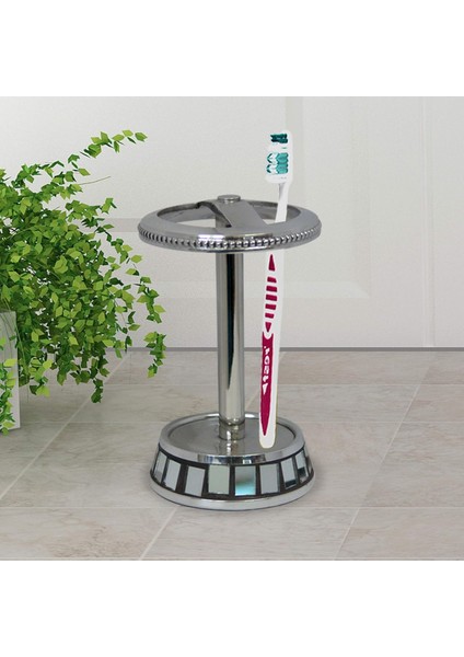 Nusteel Iceberg Metal Diş Fırçası Tutucuları Saklama, Banyo Koleksiyonu, Banyo Vanity Tezgahı, Gümüş Kaplama, Buz Mozaik (Yurt Dışından) fiyatları