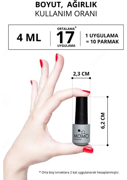 Kalıcı Oje K040, Açık Gri, 4 ml