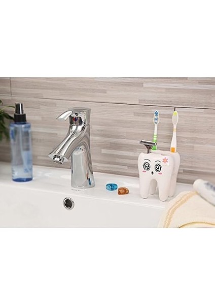 Sevimli Karikatür 4 Delikli Diş Fırçası Tutucu Stand Raf Aparatı Banyo Diş Çocuklar Için (Yurt Dışından) fiyatları