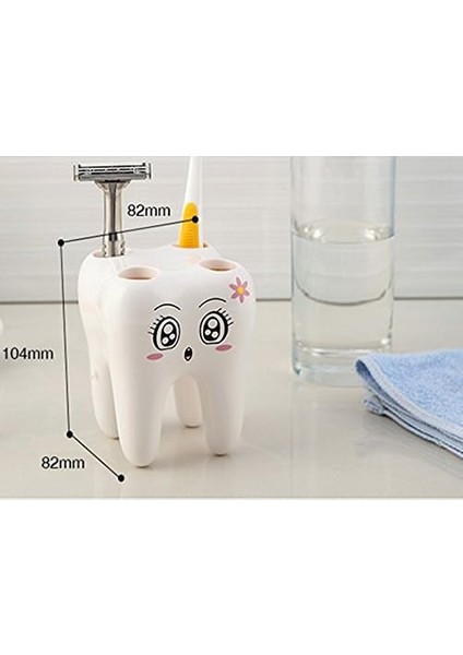 Sevimli Karikatür 4 Delikli Diş Fırçası Tutucu Stand Raf Aparatı Banyo Diş Çocuklar Için (Yurt Dışından) modelleri