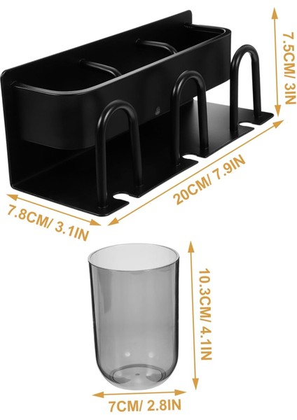 1 Takım Saklama Kutusu Diş Fırçası Diş Bardağı Tuvalet Malzemeleri Diş Fırçası Raf Depolama Rafı Diş Macunu Rafı Banyo Metal Depolama Rafı Uzay Alüminyum Diş Fırçası Tutucu Aksesua (Yurt Dışından) fiyatları