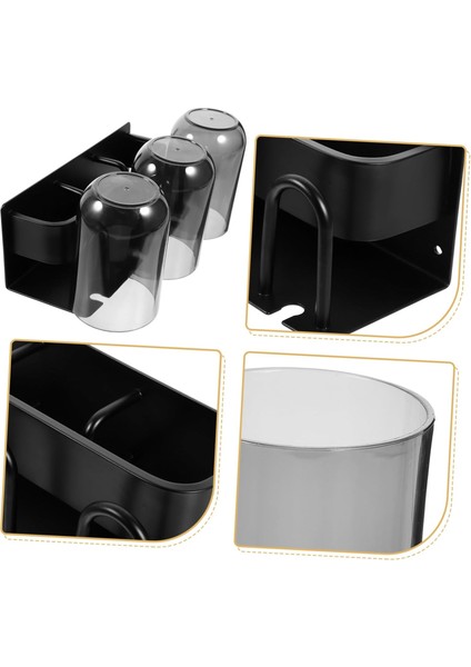 1 Takım Saklama Kutusu Diş Fırçası Diş Bardağı Tuvalet Malzemeleri Diş Fırçası Raf Depolama Rafı Diş Macunu Rafı Banyo Metal Depolama Rafı Uzay Alüminyum Diş Fırçası Tutucu Aksesua (Yurt Dışından) fırsatları