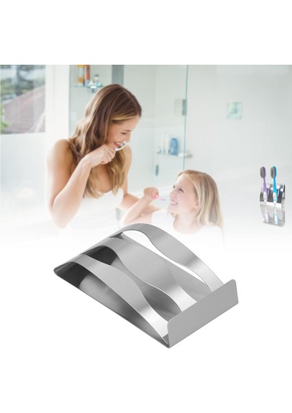 Banyo Için Diş Fırçası Tutucular, Paslanmaz Çelik Elektrikli Diş Fırçası Kafası Tutucu Kolay Banyo Depolama Için Duvar Diş Macunu Tutucu (Çift Delikli Diş Fırçası Tutucu) (Yurt Dışından) fırsatları