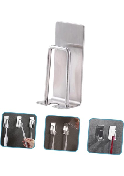 2 Adet Diş Fırçası Rafı Banyolar Için Diş Fırçası Tutucular Duvara Monte Diş Fırçası Tutucu Için Diş Macunu Dispenseri Elektrikli Diş Fırçası Asma Ekipmanları Paslanmaz Çelik (Yurt Dışından) fırsatları