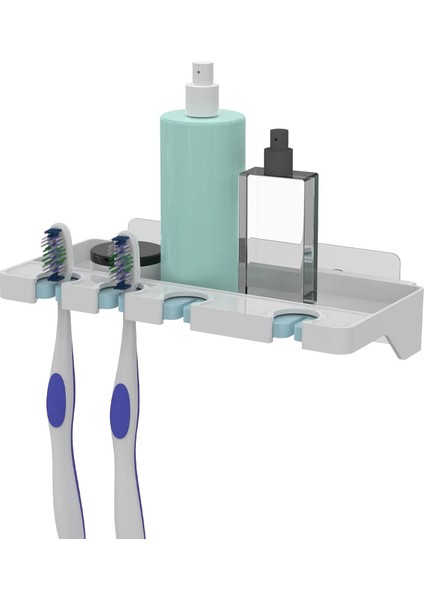 Duş Için Çok Fonksiyonlu Diş Fırçası Tutucu, Kendinden Yapışkanlı 4 Yuvalı Diş Fırçası Rafı, Colgate Yenileme ile Uyumlu Duvara Monte Diş Fırçası Diş Macunu Düzenleyici, Oral-B Opt (Yurt Dışından)