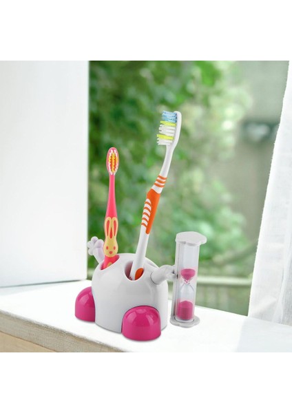 Çocuklar ve Gençler Için Diş Fırçalama Zamanlayıcıları, 3 Dakika Geri Sayım Sayacı ile Diş Fırçası Tutucu Çocuk Aile Için Diş Fırçalama Kum Saati (Pembe), Çocuklar ve Gençler Için (Yurt Dışından) modelleri