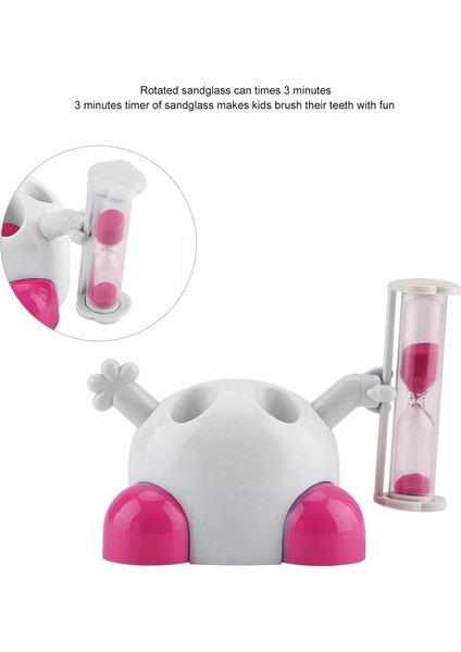 Çocuklar ve Gençler Için Diş Fırçalama Zamanlayıcıları, 3 Dakika Geri Sayım Sayacı ile Diş Fırçası Tutucu Çocuk Aile Için Diş Fırçalama Kum Saati (Pembe), Çocuklar ve Gençler Için (Yurt Dışından) fırsatları