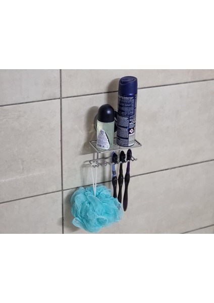 Diş Fırçalığı Vantuz Duvara Monte Diş Macunu ve Diş Fırçası Tutucu Güçlü Vakumlu Veya Yapışkan Sistemli Paslanmaz Paslanmaz Çelik Düzenleyici Elektrikli Diş Fırçası (Raflı) (Yurt Dışından) fırsatları