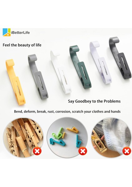 Elbise Pimleri Ağır Hizmet Dış Mekan - 8 Adet Klipsli Büyük Çamaşır Kancası Askıları Dolap Organizatör Kelepçeleri Asma Çorap Çizme Sütyen Havlular Banyo Için Duş Mandalları Gardır (Yurt Dışından) indirimleri