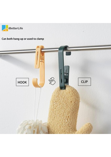 Elbise Pimleri Ağır Hizmet Dış Mekan - 4 Adet Klipsli Büyük Çamaşır Kancası Askıları Dolap Organizatör Kelepçeleri Asma Çorap Çizme Sütyen Havlular Banyo Için Duş Mandalları Gardır (Yurt Dışından) fırsatları