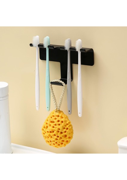Adet Plastik Kendinden Yapışkanlı Diş Fırçası Tutucu Organizatör Duvara Monte Diş Fırçası Tutucu 6 Yuva Diş Fırçası Askısı Banyo, Duş ve Banyo Aksesuarları Için Duş Diş Fırçası Kaf (Yurt Dışından)
