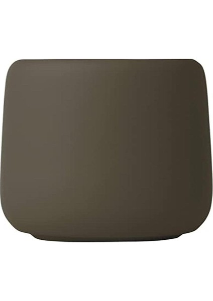 Sono Diş Fırçası Kabı Seramik Silikon Asfalt, Yükseklik 11 Cm, Çap 8,5 Cm, Hacim 0,3 L (Yurt Dışından)