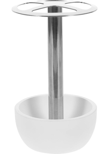 Paslanmaz Çelik Diş Fırçası Tutucu 304 Paslanmaz Çelik Saklama Kutusu Diş Macunu Beyaz (Yurt Dışından)