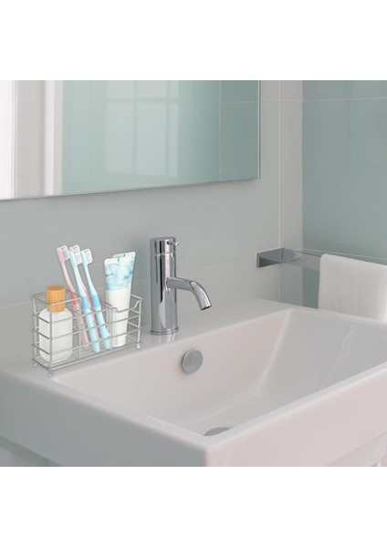 6 Yuvalı 304 Paslanmaz Çelik Diş Fırçası Tutucu, Diş Macunu Tutucu Standı, Banyo Mutfak Aksesuarları, Gümüş Ton (Yurt Dışından) fiyatları