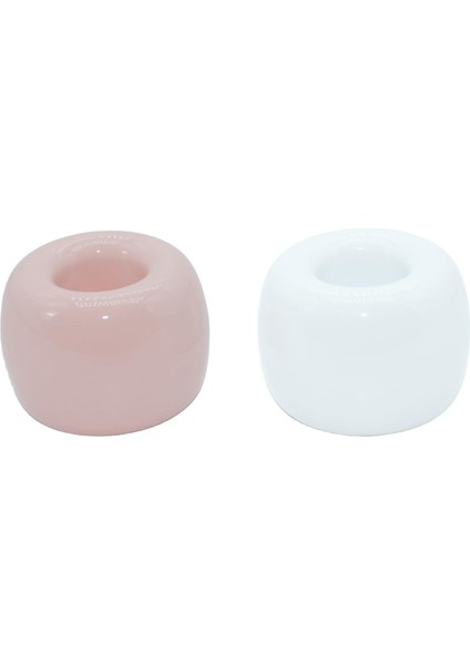 2'li Paket Beyaz Seramik Diş Fırçası Tutucuları, Banyo Vanity Tezgahları Için Küçük Diş Fırçası Tutucuları, Mini Seramik Masa Kalemlik Standı (2 Beyaz Yuvarlak) (Yurt Dışından) fiyatları