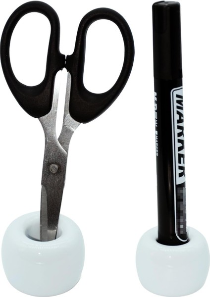 2'li Paket Beyaz Seramik Diş Fırçası Tutucuları, Banyo Vanity Tezgahları Için Küçük Diş Fırçası Tutucuları, Mini Seramik Masa Kalemlik Standı (2 Beyaz Yuvarlak) (Yurt Dışından) modelleri