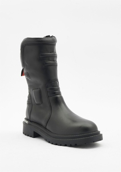 Appenzell Kadın Siyah Deri Çizme fiyatları