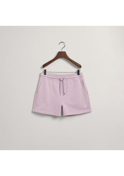 Kadın Mor Relaxed Fit Şort