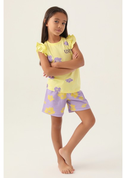 Kız Çocuk Açık Sarı Pijama Takım 50290952-VR004