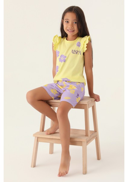 Kız Çocuk Açık Sarı Pijama Takım 50290952-VR004