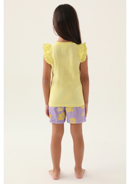 Kız Çocuk Açık Sarı Pijama Takım 50290952-VR004