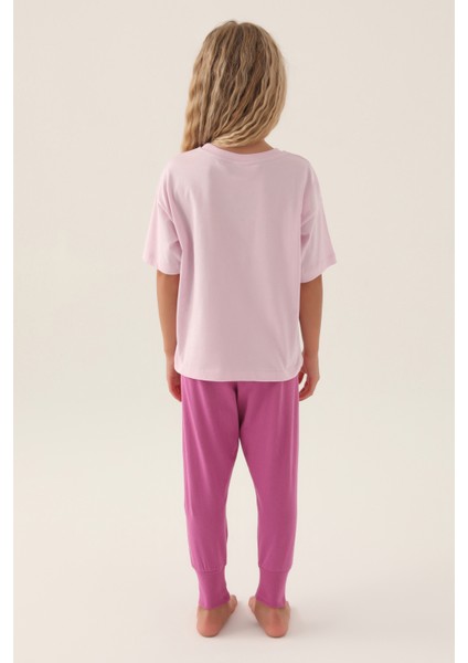 Kız Çocuk Menekşe Pijama Takım 50290947-VR037