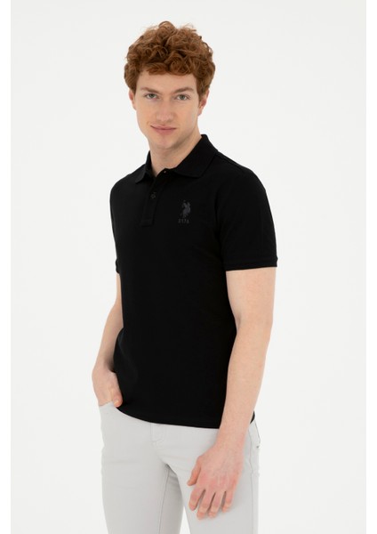 U.S. Polo Assn. Erkek Siyah Tişört Basic 50284633-VR046