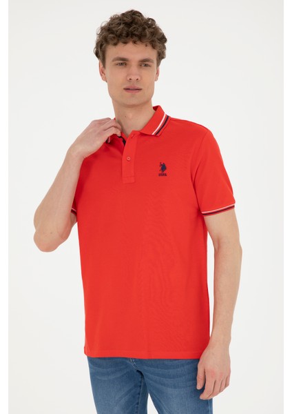 U.S. Polo Assn. Erkek Kırmızı Tişört Basic 50284639-VR030