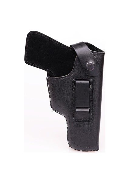 %100 Hakiki Deri Tabanca Kılıfı 16'lı Kapalı Uçlu