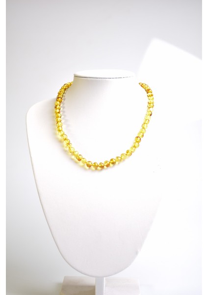 Doğal Damla Kehribar Yetişkin Kolye modelleri