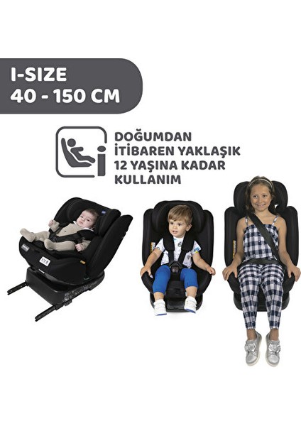 Unıco Evo I-Sıze Oto Koltuğu Black fiyatları