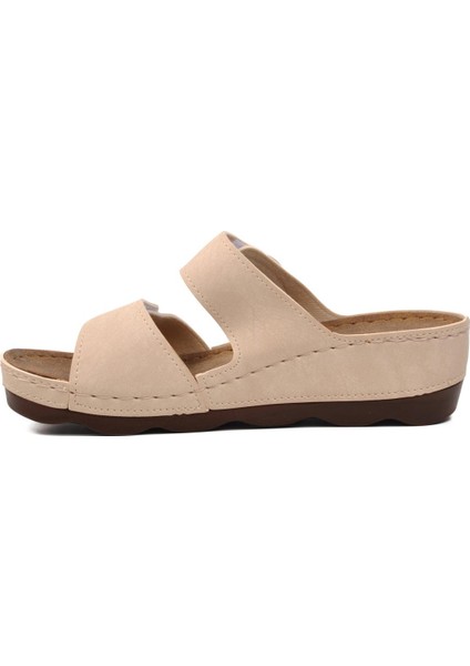 37-976 Bej Kadın Terlik modelleri