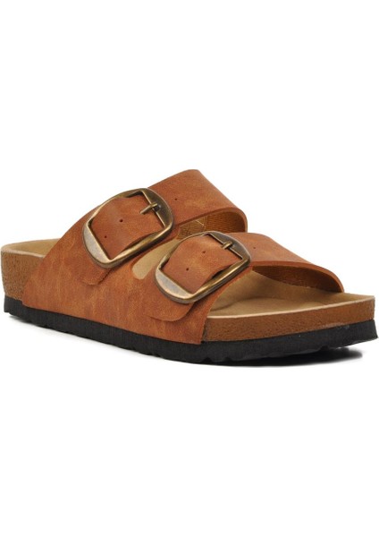 PC-6958 Taba Kadın Mantar Terlik