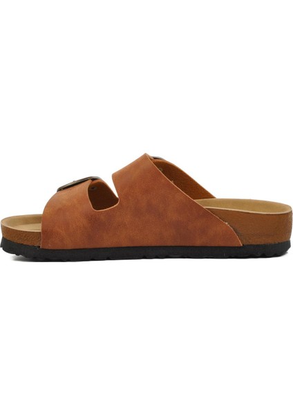 PC-6958 Taba Kadın Mantar Terlik modelleri