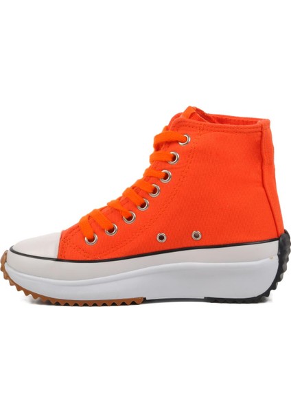 PO-30100 Turuncu Unisex Hi Sneaker