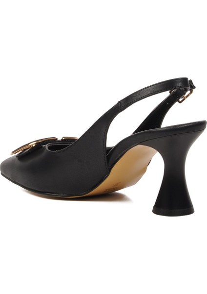 312112 Siyah Kadın Topuklu Ayakkabı fırsatları