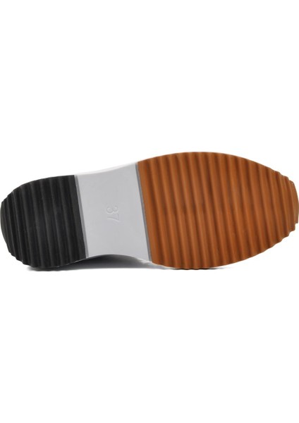 PO-30100 Beyaz Unisex Hi Sneaker