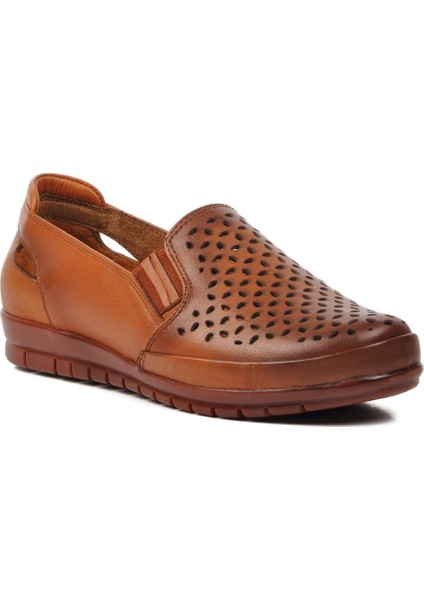 430 Taba Hakiki Deri Kadın Günlük Ayakkabı