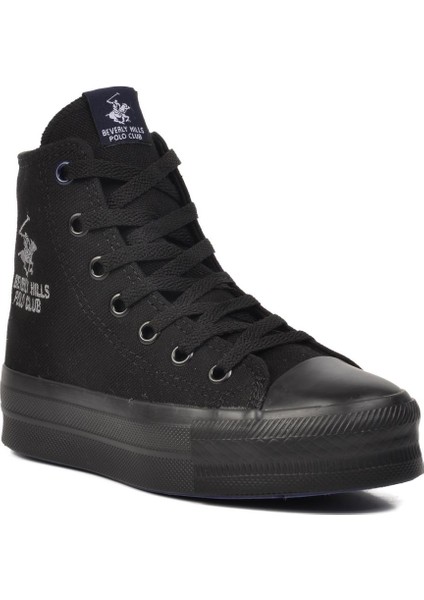 PO-30086 Siyah Unisex Hi Sneaker