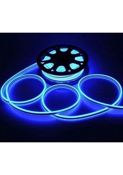 6X12MM Kırmızı Neon LED 50M Makara (2.5 Cm'de Kesilebilir.)