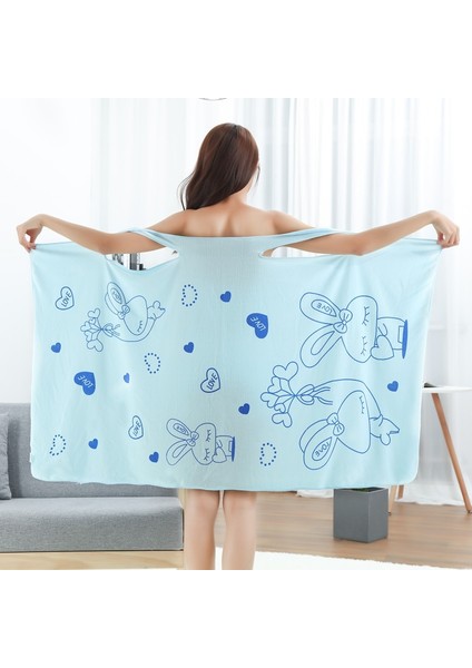 Kadın Giyilebilir Banyo Havlusu Sling Banyo Etek Tüp Üst Plaj Havlusu Sauna Yüzme Bornoz (Yurt Dışından)