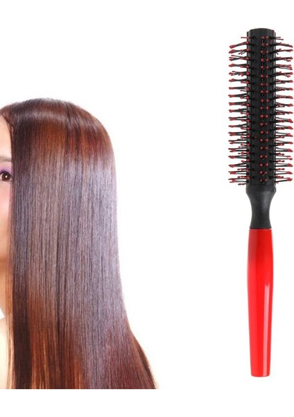 Kadın Kızlar Plastik Rulo Yuvarlak Kıvırcık Saç Tarak Silindir Armut Çiçek Yuvarlak Kuaförlük Masaj Fırçası Güzellik Salonu Şekillendirici (Yurt Dışından) fırsatları